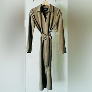 DKNY Olive Long Sleeve Dress
